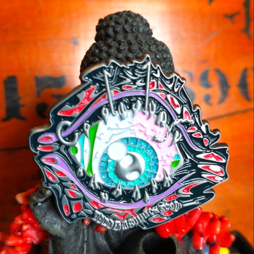 Base Drop Wild Eye 👀 enamel pin festival boho rock pinheads